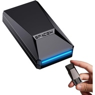 Black Cyber Truck-Shaped Fidget Slider - Spacem Zinc Alloy EDC Stress Relief Toy for Adults, 1.73'' 