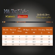 Cần câu đài nội địa trung Tư Mã Khắc 5H chuyên câu đơn đài chất liệu carbon cao cấp tặng kèm ngọn ph