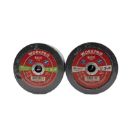 WORKPRO ใบตัดเหล็กและสแตนเลส T41 ขนาด 107 x 1 x 16 มม. (100 ชิ้น) (สีดำ 50 ชิ้น /สีเขียว 50 ชิ้น) รุ