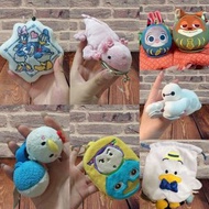 睇圖2購買🌟 迪士尼唐老鴨伸縮卡套。唐老鴨橡筋。日本六角恐龍散子包 六角恐龍散紙包 蠑螈口金包。 日本帶回、絕版優獸大都會 nick judy達摩公仔。日本帶回、baymax夾夾公仔。迪士尼巴斯光年與