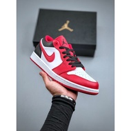 【Physical photos】UA 1 Low “Varsity Red” Basketball Shoes For Men Sneakers For Women AJ1 Unisex Coupl