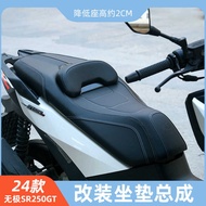 Sr250gt Modified Seat Cushion, Lumbar Backrest Cushion Assembly, Non-Destructive Installation