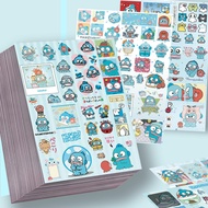 Koo ka♥Ugly Fish Cut Film Stickers High-value Stickers Cartoon Animation ins Style Decorative Handbo