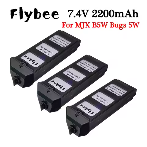 7.4V LiPo Battery For MJX R/C Bugs 5W B5W RC Quadcopter Spare Parts 7.4v 2200mAH 40C Drone Battery F