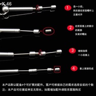 Stainless steel urine blocking metal male urethral stick catheter urethral stimulation CB6000S horse eye pull bead lengt