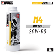 IPONE M4 4T 10W40 20W50 Mineral Motorcycle Oil (1L)