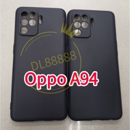 A94 In Tpu Case​Soft​Solid Black Camera Cover For For​ Oppo A94