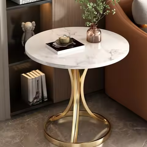 Creative living room side table, coffee table, small round coffee table, modern decorative bedside t