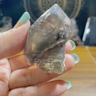 12 納米比亞煙紫晶白泥權杖骸骨水晶共生綠幽靈