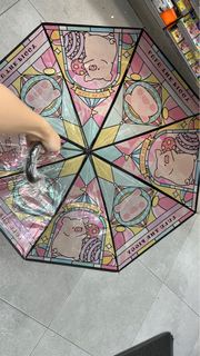 Lulu the piggy罐頭豬彩繪雨傘直遮
