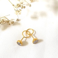 0.5 Gram Young Gold Toge Earrings for Children