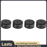 4Pcs 40X20Mm Aluminum HiFi AMP Speaker Isolation Stand Turntable  Feet Pad