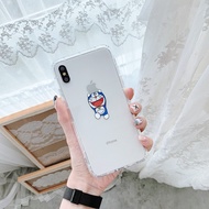 Transparent Doraemon Casing iPhone Case for ip6/6s+/7/7+/8/8+/x/xs
