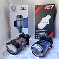 CAHAYA Vinyx CR7 GS H4 Mini Projector BiLED Laser Car Motorcycle Truck 50 Watt 12V 24V DC Cut Off Fa