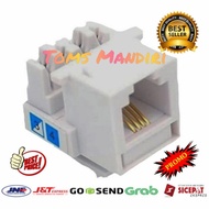 Modular cat3 rj11 telp 4pin