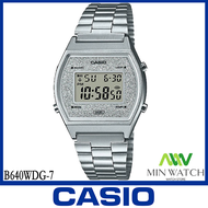 นาฬิกา รุ่น นาฬิกา Casio (ประกัน CMG ศูนย์เซ็นทรัล 1 ปี) นาฬิกาข้อมือผู้ชาย-ผู้หญิง B640WC-5A สายสแต