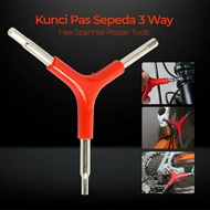 Allen Key 3 Way 4 5 6 mm L Key