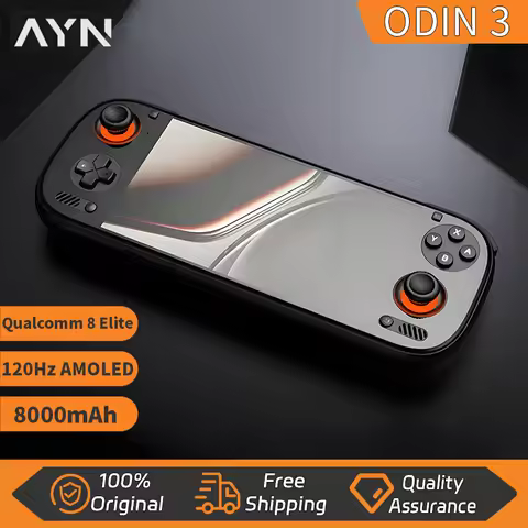 AYN Odin 3 Game Console 6'' 1080P 120Hz AMOLED Screen Handheld With 8000mAh Hall-Effect Joystick/Tri