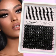 Diy False Eyelashes Natural Curly Thick Fluffy Lashes Wispy Design For Women Girls Daily Makeup V0z5