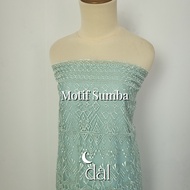 Paket kain bridesmaid / bahan seragaman wisuda keluarga satin brukat warna hijau wardah mint