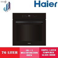 Haier 76L Stainless Steel Oven 10 Multi Function Triple Layer Glass HO-XT10B