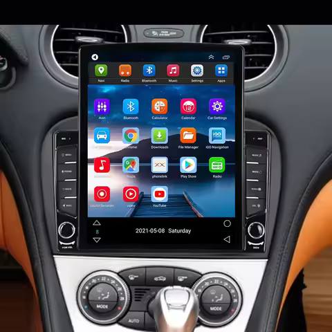 8-Core QLED 8+256G Android All in one For Mercedes Benz SL R230 SL350 SL500 SL55 SL600 SL65 2001-200