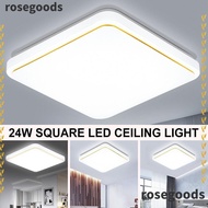 ROSEGOODS1 Square Ceiling Lamp Durable Home Lighting Square Panel Led Ceiling Lights