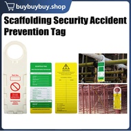 2pcs/set Security Accident Prevention Tag Safety Scaffolding Inspection Card