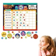 Top Behavior Reward Chart with 26 Chore Charts for Kids Magnetic Routine Chart