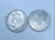 Queen Elizabeth the second . 伊利沙伯二世，1973年，香港伍毫，每個$100