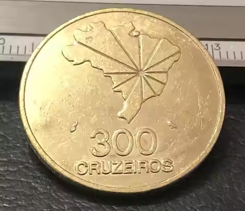 1972 Brazil 22K Gold Plated Copy Coin