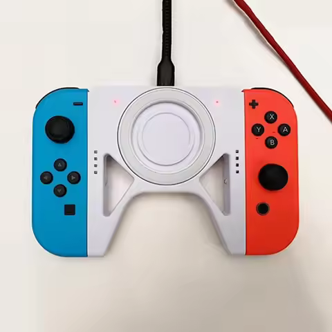 2025 New Hand Grip Connector for Switch Joy-Con Charging Grip for NS & OLED Model Play While Chargin