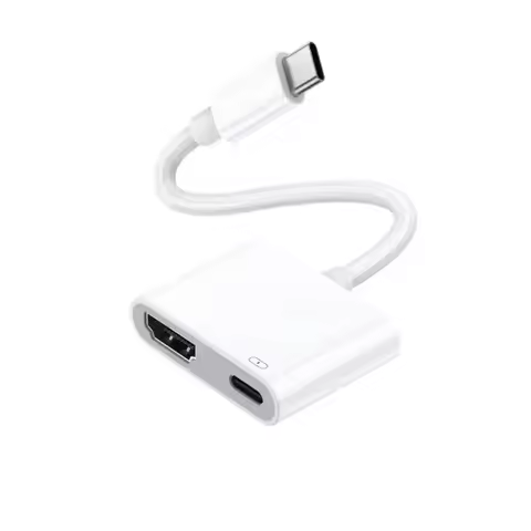 HDMI Digital AV Adapter For iPhone16/15iPad Lightning HDMI Video&Audio Sync Screen Converter to TV/P