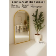 AESTHETIC OVAL SALON MIRROR 60X120CM - AESTHETIC LARGE SIZE SALON MIRROR