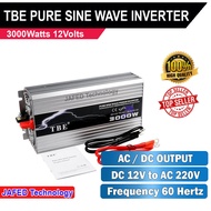 JAFED - 3000W 12V TBE Pure Sine Wave Power Inverter DC 12V to AC 220V - Offgrid Inverter