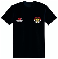 PAKAIAN KAOS ATASAN OBLONG PRIA DEWASA DISTRO LENGAN PENDEK HUT RI 17 AGUSTUS KE-80 XS-XXL-619