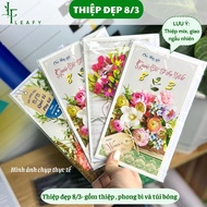 (30-100c) 8/3 card with BEAUTIFUL HIGH QUALITY envelope, happy Vietnamese Women's Day