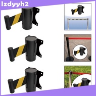 [LzdyyhacMY] Retractable Belt Barrier Wall Mount Queue Line Divider for Hotel Stadium