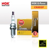 NGK G-Power ® - Superior Performance Racing Spark Plug CR8EGP SNIPER T155 Y15ZR Y16ZR R15 MT15 FZ150