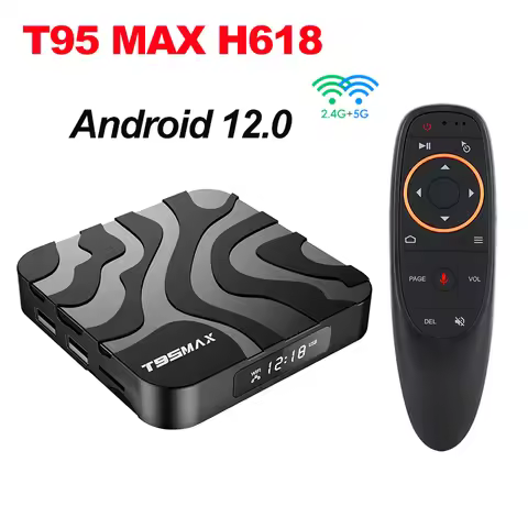 T95 MAX Android 12.0 H618 Smart TV Box 1GB 8GB 4GB 32GB 2.4G/5G Dual Wifi BT4.0 Media Player T95MAX 