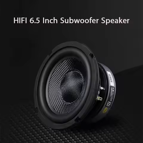 AOSIBAO 6.5 Inch Subwoofer 4 8 Ohm Home Theater Speakers 160W Triple Frequency Divider Fiberglass Su