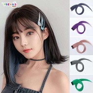 FR-K144 Wig Jepit Rambut Palsu Lurus Panjang Single Hair Extention Colourful Wanita / Klip Wig Rambu