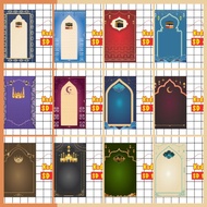 Adult Traveling Prayer Mat PLUS Foam Or Without Foam Turkish Prayer Rug 70x110 cm Soft Soft Soft Emb