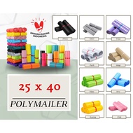 25x40cm Polymailer Olshop Plastic Bags (100 pcs) Plastik Packing Polymailer Packing Plastik