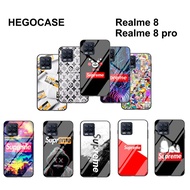 Realme 8/Realme 8 pro fashion designs Glass Case