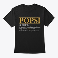 Wholesale Fashion Clothing Popsi Fathers Day Gift Grandpa T-Shirt
