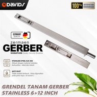 Grendel Tanam Gerendel Pintu Panjang Kupu Tarung Slot Pengunci Gerber