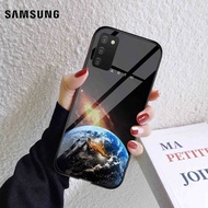 HP (U 028) Samsung A03S Glass Softcase - Casing Samsung A03Shp - Beautiful Samsung A03S Case - Cool 
