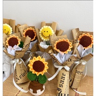 Single Branch Wool Flowers Meaningful Gifts for Friends, Lovers and Mothers, Mini Bouquets Meaningfu