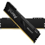 金士頓 KF432C16BBK2/32 DDR4 3200 16GB x 2 = 32GB Kingston Fury Beast 桌上型 超頻記憶體